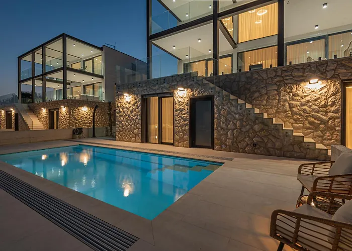 Villa Seafront Serena With Pool And Seaview Privlaka (Zadar)